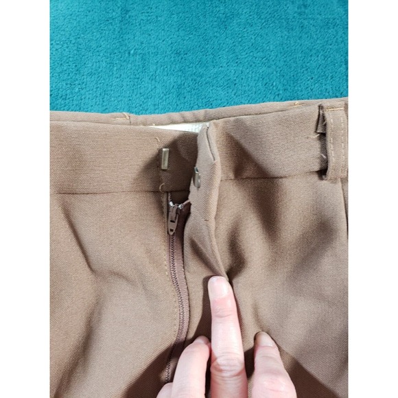VINTAGE Item Eyes Pants Sz 18 Brown Belted Elastic Waist Ladies Made in USA NWT - Picture 9 of 16